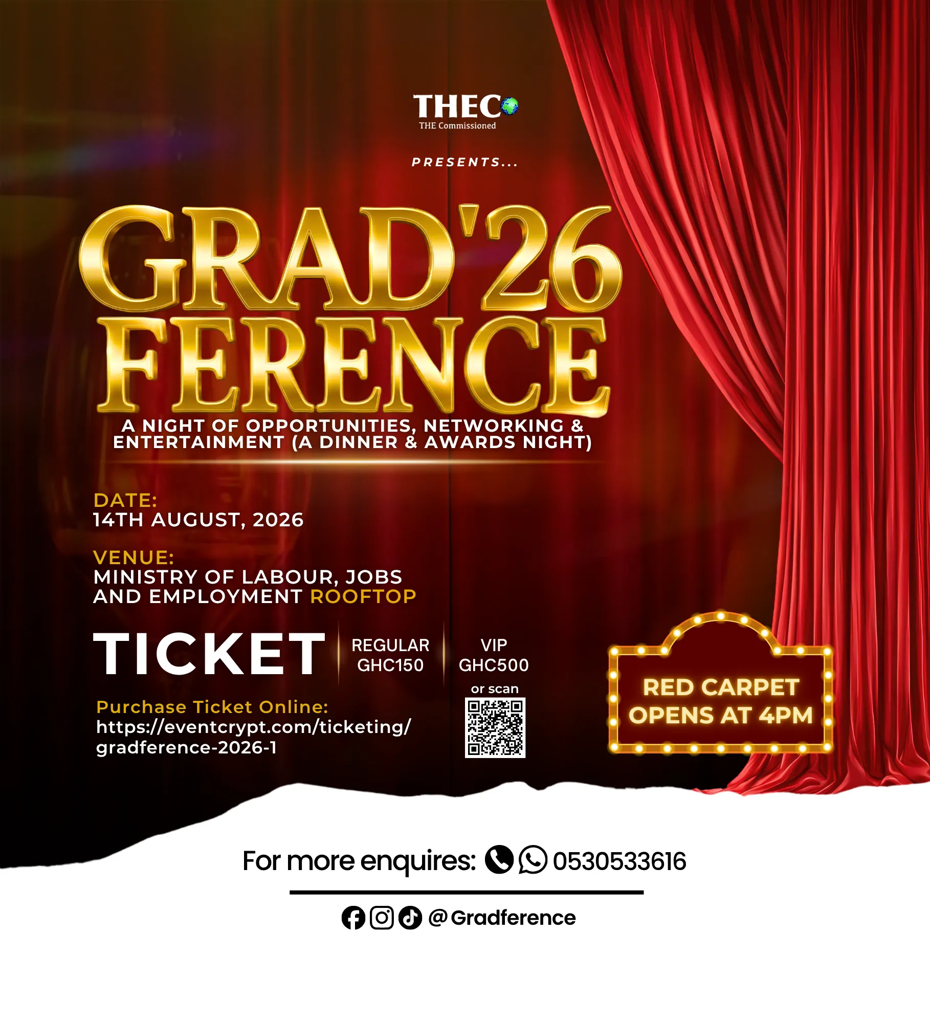 GRADFERENCE'26 - TC Shine Awards event branding case study