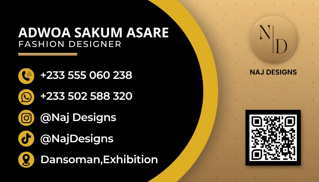 NAJ Designs Business Card — Business Card design for Naj